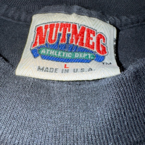 1991 Vintage Nutmeg NHL Tee. Chicago Blackhawks Tee. Size Large. - Picture 3 of 5